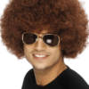 Smiffys 1970's Funky Brown Afro Wig
