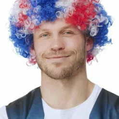 Generic British / UK Unisex Union Jack Afro Wig