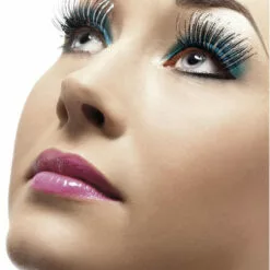 Smiffys Festivals Silver And Black Eyelashes