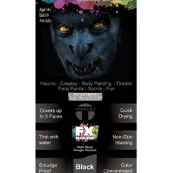 Tinsley Transfers Black Makeup Festivals