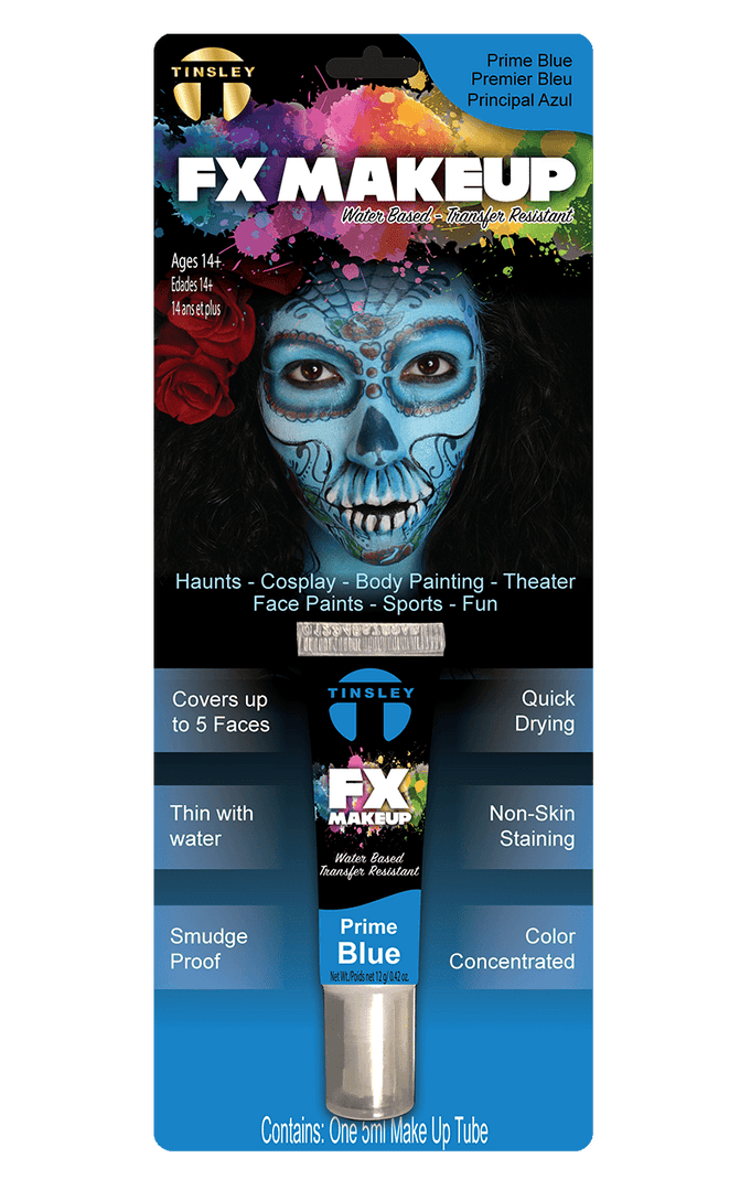 Tinsley Transfers Prime Blue FX Face Paint 1 Tinsley Transfers Prime Blue FX Face Paint