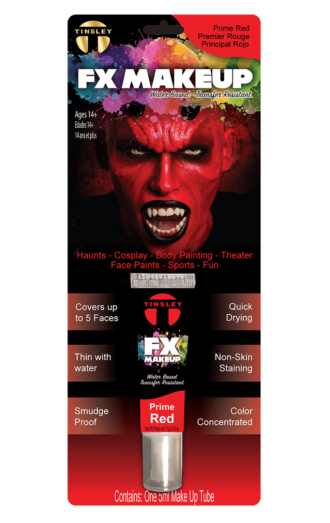 Tinsley Transfers Clowns Prime Red FX Face Paint 1 Tinsley Transfers Clowns Prime Red FX Face Paint