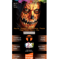 Tinsley Transfers Orange FX Face Paint Willy Wonka & Oompa Loompas