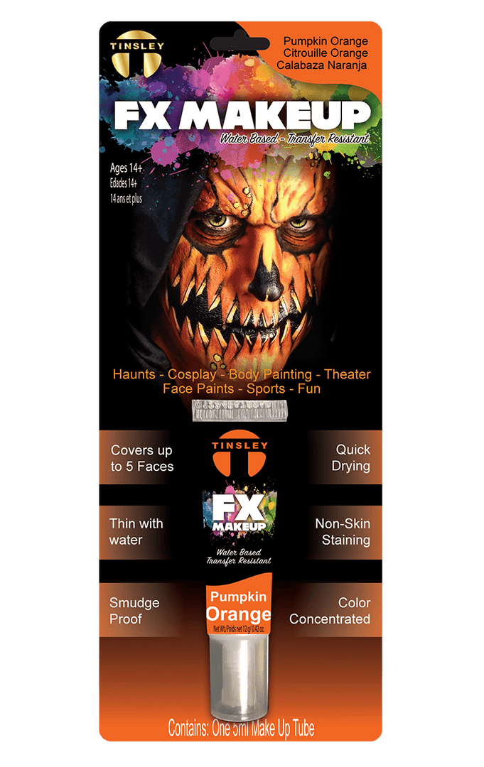 Tinsley Transfers Orange FX Face Paint Willy Wonka & Oompa Loompas 1 Tinsley Transfers Orange FX Face Paint Willy Wonka & Oompa Loompas