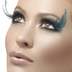 Smiffys Black Feather Plume Eyelashes Festivals