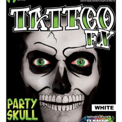 Tinsley Transfers White Party Skull Accessory