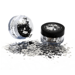 PaintGlow Silver Bio Chunky Glitter