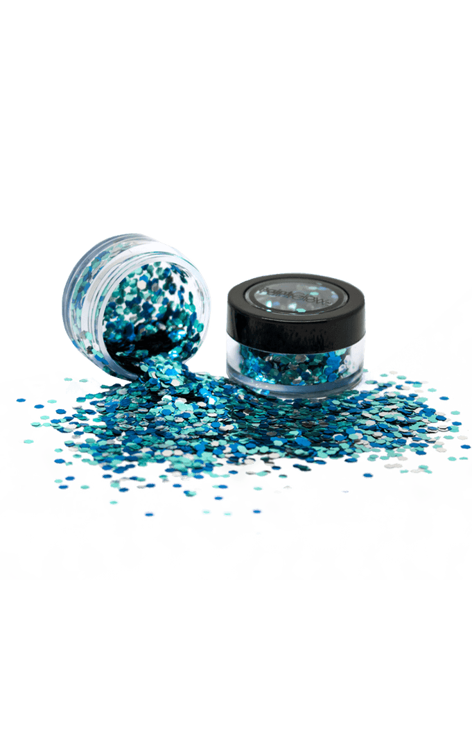 PaintGlow Blue Mix Bio Chunky Glitter 1 PaintGlow Blue Mix Bio Chunky Glitter