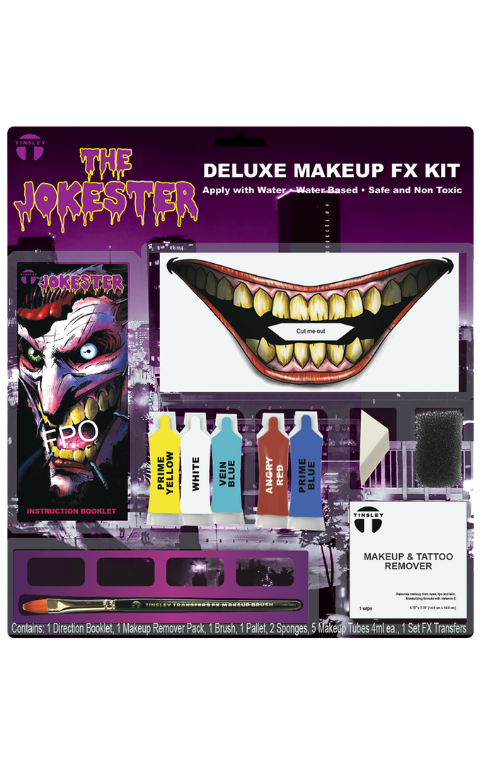 Tinsley Transfers The Jokester FX Makeup Kit Cosplay & Comic Con 1 Tinsley Transfers The Jokester FX Makeup Kit Cosplay & Comic Con