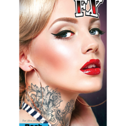 Tinsley Transfers Dafacepiece Floral Neck Tattoo FX