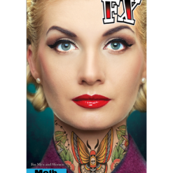 Tinsley Transfers Moth Neck Tattoo FX Prisoners