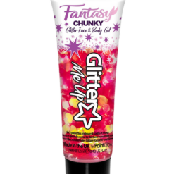 PaintGlow Red Iridescent Chunky Glitter Gel Aliens