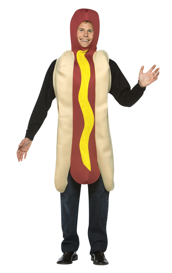 Rasta Imposta Light Weight Hot Dog Costume Food & Drink 1 Rasta Imposta Light Weight Hot Dog Costume Food & Drink