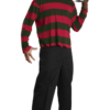 Rubies Mens Freddy Krueger Shirt With Facepiece Costume