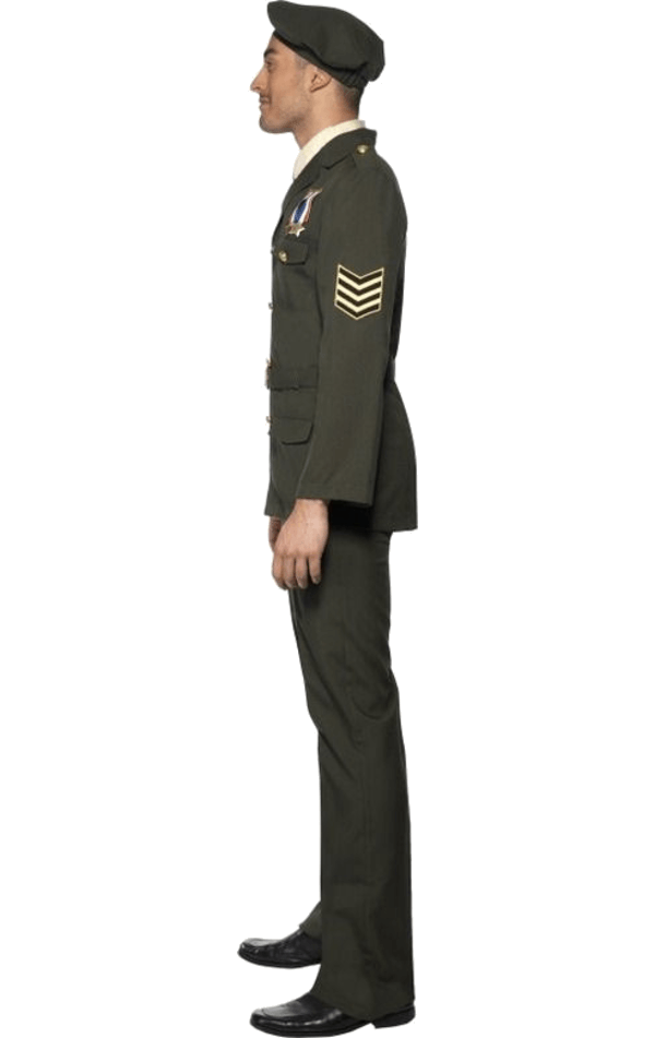 Smiffys American / USA Mens Wartime Military Officer Costume 2 Smiffys American / USA Mens Wartime Military Officer Costume