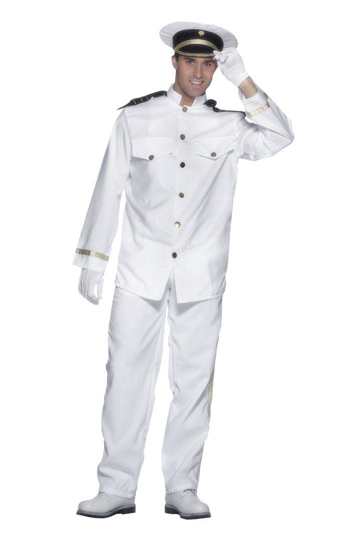 Smiffys Costumes Under £20 Naval Whites Costume 1 Smiffys Costumes Under £20 Naval Whites Costume