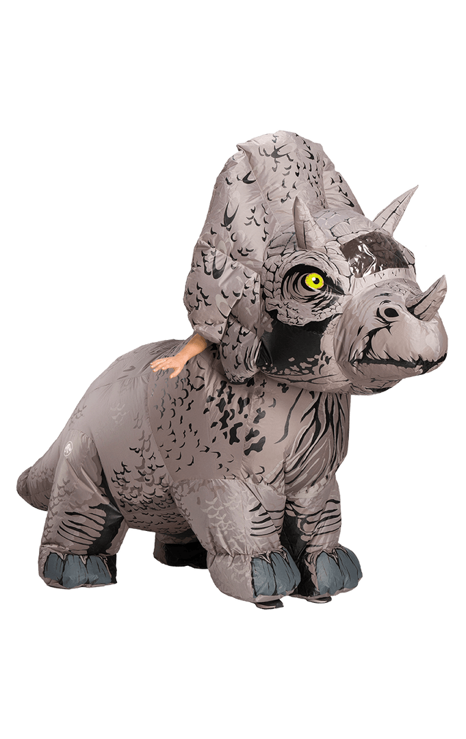 Rubies Animals Inflatable Triceratops Dinosaur Costume 1 Rubies Animals Inflatable Triceratops Dinosaur Costume