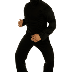 Fun Shack Ninjas Mens Black Ninja Warrior Costume