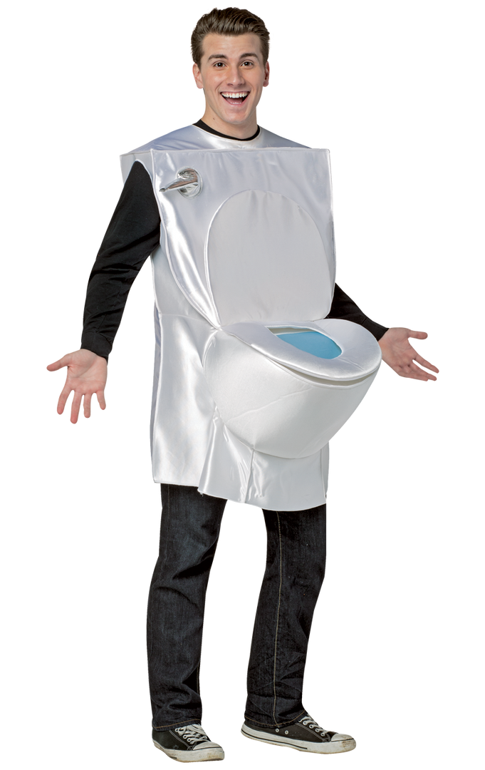 Rasta Imposta Novelty Adult Funny Toilet Costume 1 Rasta Imposta Novelty Adult Funny Toilet Costume