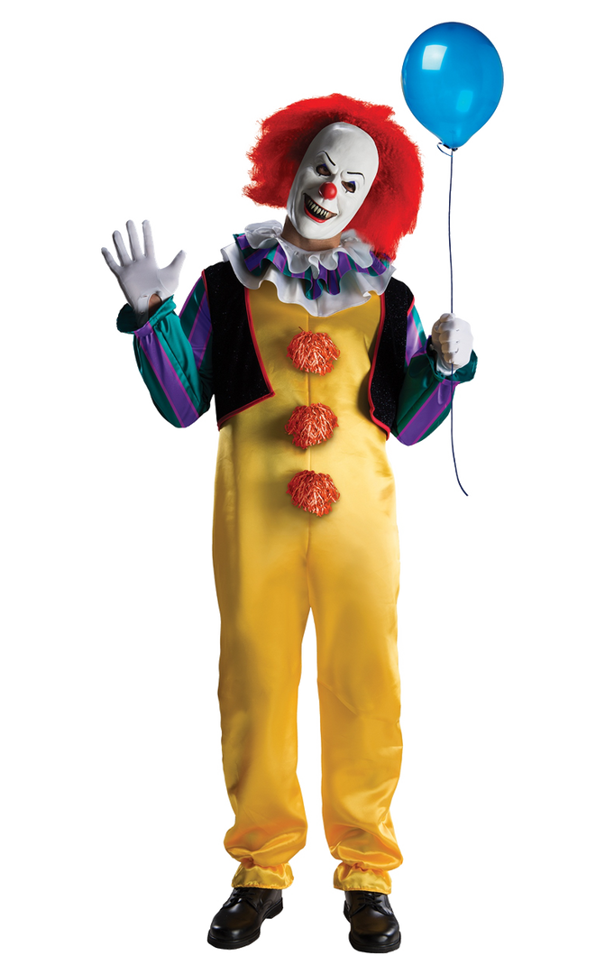 Rubies Adult Classic 90s Pennywise Costume Clowns 1 Rubies Adult Classic 90s Pennywise Costume Clowns