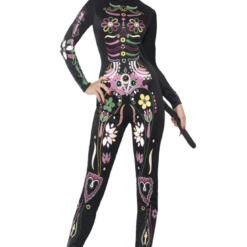 Smiffys Sugar Skull Cat Costume