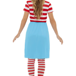 Smiffys Book Characters Adult Where's Wally? Wenda Dress Costume