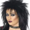 Smiffys Rock Diva Black Wig