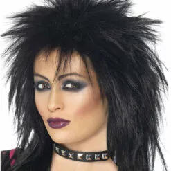 Smiffys Rock Diva Black Wig