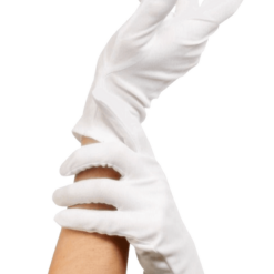 Smiffys Plain Adult White Gloves Book Characters