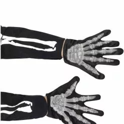 Smiffys All Accessories Kids Glowing Skeleton Gloves