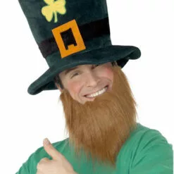 Smiffys Around The World Adult Irish Leprechaun Hat & Beard