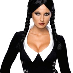 Rubies Adult Wednesday Addams Wig Movies