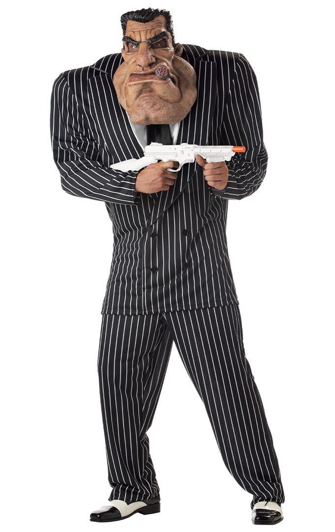 California Costumes Adult Massive Mobster Costume Novelty 1 California Costumes Adult Massive Mobster Costume Novelty
