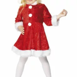 Smiffys Christmas Kids Miss Santa Costume