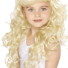 Smiffys Kids Blonde Princess Wig Book Characters