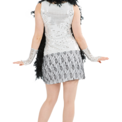 Orion Costumes Costumes Under £20 Womens 1920s Silver Flapper Costume