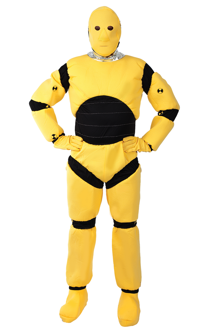 Orion Costumes Novelty Adult Crash Test Dummy Costume 1 Orion Costumes Novelty Adult Crash Test Dummy Costume