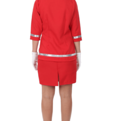 Orion Costumes Costumes Under £20 Womens Red Air Hostess Costume 5 Orion Costumes Costumes Under £20 Womens Red Air Hostess Costume