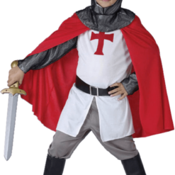 Bristol Novelty Kids Crusader Knight Costume British / UK