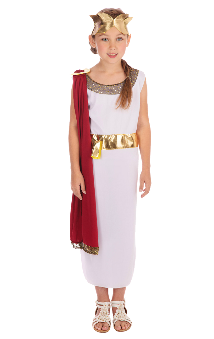 Bristol Novelty Around The World Kids Aphrodite Greek Costume 1 Bristol Novelty Around The World Kids Aphrodite Greek Costume