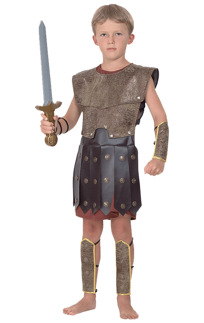 Bristol Novelty Kids Little Warrior Costume 1 Bristol Novelty Kids Little Warrior Costume