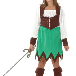 Bristol Novelty British / UK Girls Robin Hood Costume