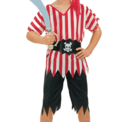 Bristol Novelty Buccaneer Boy Pirate Costume Fairytales