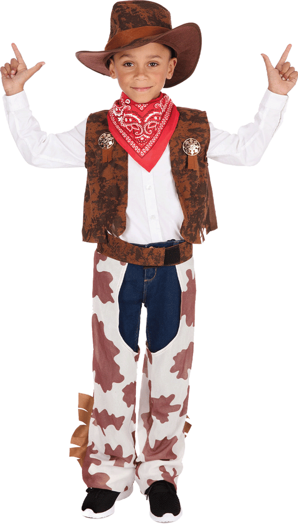 Bristol Novelty Kids Cowboy Costume With Hat 1 Bristol Novelty Kids Cowboy Costume With Hat