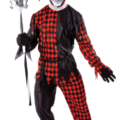 Orion Costumes Circus Mens Evil Harlequin Jester Costume