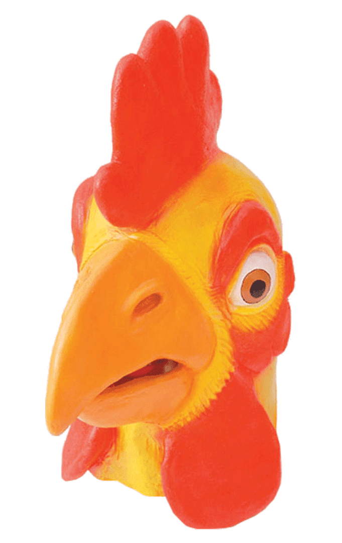Bristol Novelty Rubber Chicken Facepiece 1 Bristol Novelty Rubber Chicken Facepiece