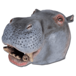 Bristol Novelty Hippo Facepiece Animals