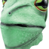 Bristol Novelty Latex Frog Facepiece Animals