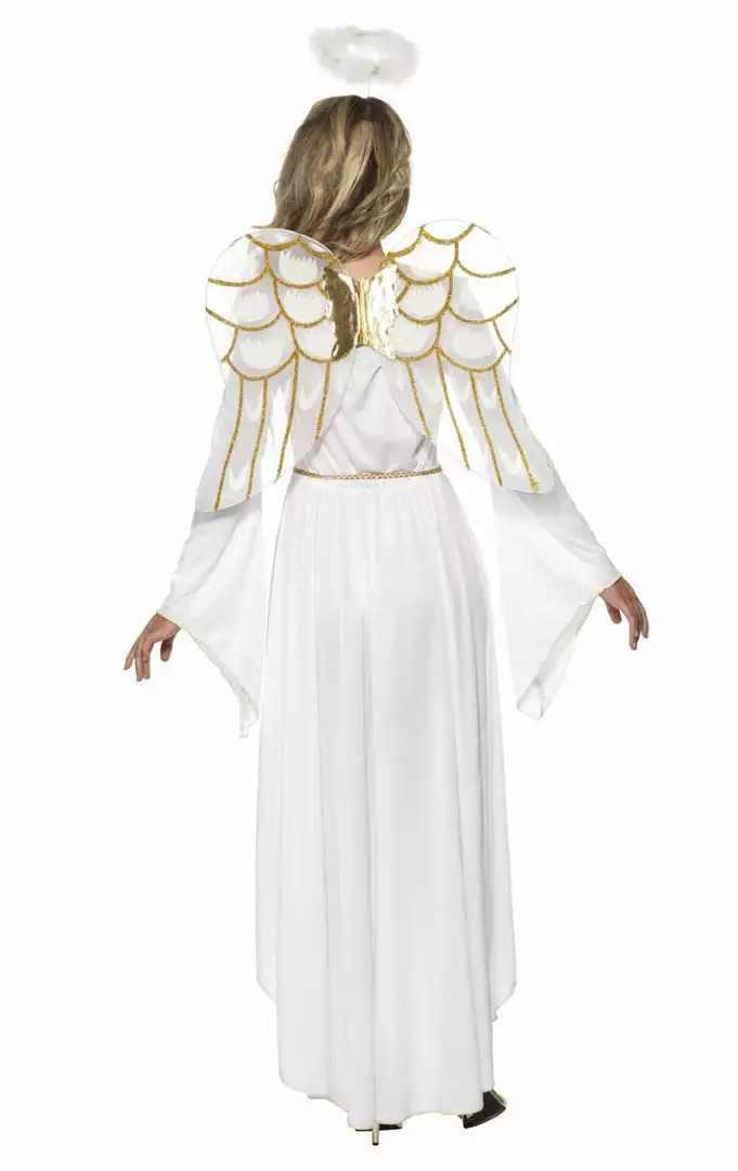 Smiffys Ladies Classic Angel Costume 3 Smiffys Ladies Classic Angel Costume
