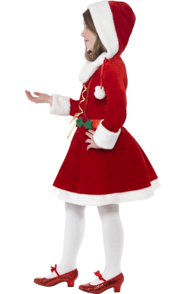 Smiffys Little Miss Santa Costume 2 Smiffys Little Miss Santa Costume